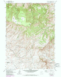 Download a high-resolution, GPS-compatible USGS topo map for Sagebrush Park, WY (1985 edition)