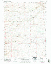 Download a high-resolution, GPS-compatible USGS topo map for Sand Butte Rim SE, WY (1978 edition)
