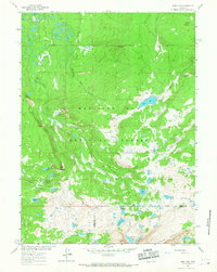 Download a high-resolution, GPS-compatible USGS topo map for Sand Lake, WY (1967 edition)