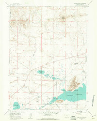 Download a high-resolution, GPS-compatible USGS topo map for Sanford Ranch, WY (1961 edition)