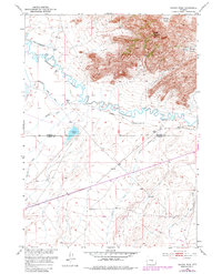 Download a high-resolution, GPS-compatible USGS topo map for Savage Peak, WY (1982 edition)