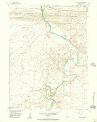 Download a high-resolution, GPS-compatible USGS topo map for Savage Ranch, WY (1957 edition)