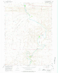 Download a high-resolution, GPS-compatible USGS topo map for Savage Ranch, WY (1975 edition)