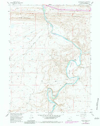 Download a high-resolution, GPS-compatible USGS topo map for Savage Ranch, WY (1983 edition)