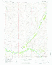 Download a high-resolution, GPS-compatible USGS topo map for Savery, WY (1963 edition)