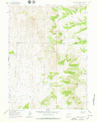 Download a high-resolution, GPS-compatible USGS topo map for Sawtooth Mountain, WY (1979 edition)