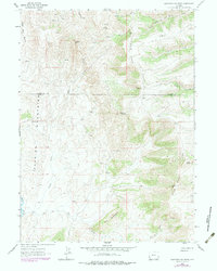 Download a high-resolution, GPS-compatible USGS topo map for Sawtooth Mountain, WY (1984 edition)