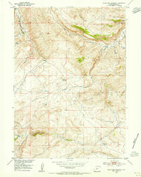 Download a high-resolution, GPS-compatible USGS topo map for Schlichting Mountain, WY (1955 edition)