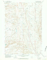 Download a high-resolution, GPS-compatible USGS topo map for Schlict Draw, WY (1965 edition)