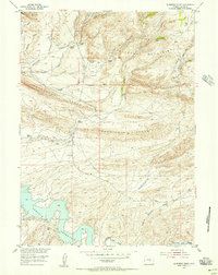 Download a high-resolution, GPS-compatible USGS topo map for Schneider Ridge, WY (1955 edition)