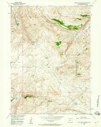 Download a high-resolution, GPS-compatible USGS topo map for Schoettlin Mountain, WY (1960 edition)