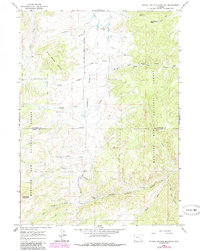 Download a high-resolution, GPS-compatible USGS topo map for School Section Mountain, WY (1985 edition)