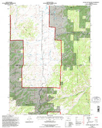 Download a high-resolution, GPS-compatible USGS topo map for School Section Mtn, WY (1996 edition)