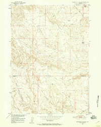 Download a high-resolution, GPS-compatible USGS topo map for Schuster Flats NE, WY (1958 edition)