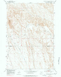 Download a high-resolution, GPS-compatible USGS topo map for Schuster Flats NW, WY (1978 edition)
