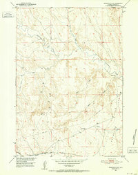Download a high-resolution, GPS-compatible USGS topo map for Schuster Flats, WY (1952 edition)