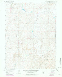 Download a high-resolution, GPS-compatible USGS topo map for Seaverson Reservoir, WY (1981 edition)