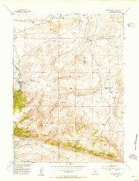Download a high-resolution, GPS-compatible USGS topo map for Seminoe Dam NE, WY (1955 edition)