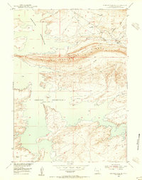 Download a high-resolution, GPS-compatible USGS topo map for Seminoe Dam SE, WY (1955 edition)