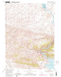 Download a high-resolution, GPS-compatible USGS topo map for Seminoe Dam, WY (1983 edition)