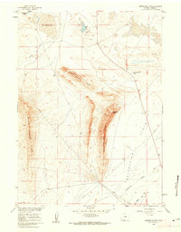 Download a high-resolution, GPS-compatible USGS topo map for Separation Rim, WY (1962 edition)