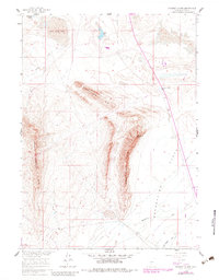 Download a high-resolution, GPS-compatible USGS topo map for Separation Rim, WY (1983 edition)