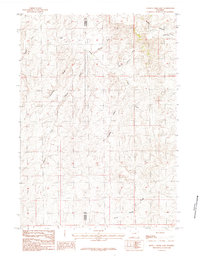 Download a high-resolution, GPS-compatible USGS topo map for Seven L Creek East, WY (1984 edition)