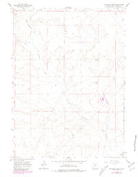 Download a high-resolution, GPS-compatible USGS topo map for Sevenmile Gulch, WY (1980 edition)