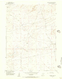 Download a high-resolution, GPS-compatible USGS topo map for Sevenmile Spring, WY (1956 edition)