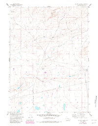 Download a high-resolution, GPS-compatible USGS topo map for Sevenmile Spring, WY (1982 edition)