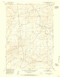 Download a high-resolution, GPS-compatible USGS topo map for Seventy-one Reservoir, WY (1953 edition)