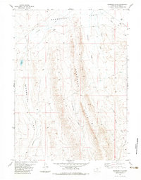 Download a high-resolution, GPS-compatible USGS topo map for Shamrock Hills, WY (1983 edition)