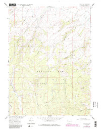 Download a high-resolution, GPS-compatible USGS topo map for Sharp Hill, WY (1984 edition)