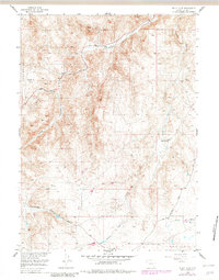 Download a high-resolution, GPS-compatible USGS topo map for Sheep Rock, WY (1982 edition)