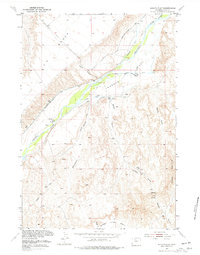 preview thumbnail of historical topo map of Park County, WY in 1951