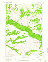 Download a high-resolution, GPS-compatible USGS topo map for Shell Falls, WY (1962 edition)