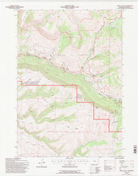 Download a high-resolution, GPS-compatible USGS topo map for Shell Falls, WY (1997 edition)