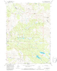 Download a high-resolution, GPS-compatible USGS topo map for Shell Reservoir, WY (1987 edition)