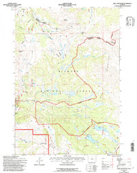 Download a high-resolution, GPS-compatible USGS topo map for Shell Reservoir, WY (1997 edition)
