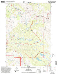 Download a high-resolution, GPS-compatible USGS topo map for Shell Reservoir, WY (1997 edition)