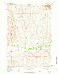 Download a high-resolution, GPS-compatible USGS topo map for Shell, WY (1962 edition)