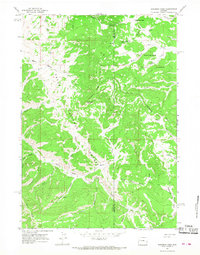 Download a high-resolution, GPS-compatible USGS topo map for Sheridan Pass, WY (1968 edition)