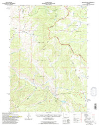 Download a high-resolution, GPS-compatible USGS topo map for Sheridan Pass, WY (1997 edition)