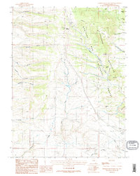 Download a high-resolution, GPS-compatible USGS topo map for Sherman Mountains West, WY (1987 edition)
