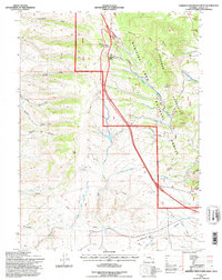 Download a high-resolution, GPS-compatible USGS topo map for Sherman Mountains West, WY (1996 edition)