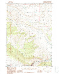 Download a high-resolution, GPS-compatible USGS topo map for Shoshone Canyon, WY (1987 edition)