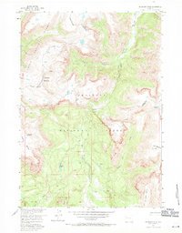 Download a high-resolution, GPS-compatible USGS topo map for Shoshone Pass, WY (1971 edition)