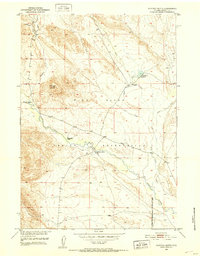 Download a high-resolution, GPS-compatible USGS topo map for Shotgun Butte, WY (1952 edition)