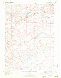 Download a high-resolution, GPS-compatible USGS topo map for Shute Creek Lake, WY (1972 edition)
