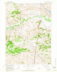 preview thumbnail of historical topo map of Platte County, WY in 1961